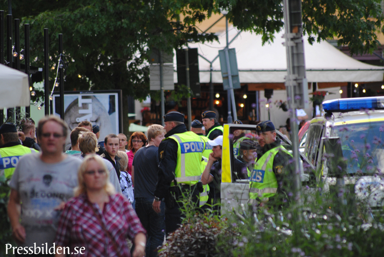 Massiv polisinsatts