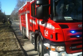 Gräsbrand i Vivalla
