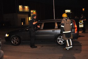 Bilbrand på Hedgatan