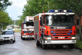 Befarad lägenhetsbrand