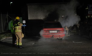 Bilbrand på Norr